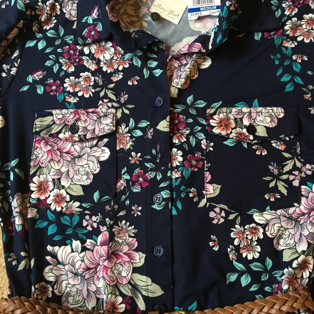 NEW Belted Long Sleeve Shirt Dress - Picture 2 of 8